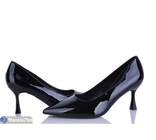 Туфлі жіночі на весну/осінь (6 пар р.36-40) чорний  "LOREDANA"