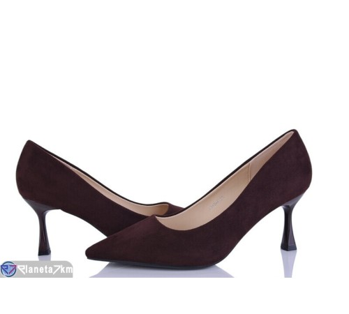 Туфлі жіночі на весну/осінь (6 пар р.36-40) коричневий  "LOREDANA"