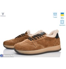 Кросівки жіночі на зиму (6 пар р.36-41) коричневий  "Viscala"