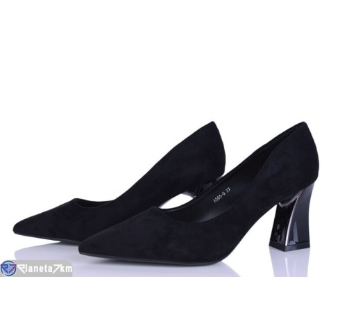 Туфлі жіночі на весну/осінь (6 пар р.36-40) чорний  "LOREDANA"