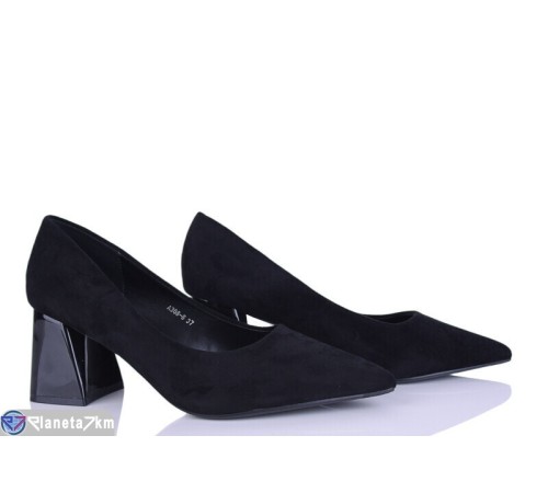 Туфлі жіночі на весну/осінь (6 пар р.36-40) чорний  "LOREDANA"