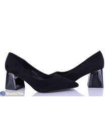 Туфлі жіночі на весну/осінь (6 пар р.36-40) чорний  "LOREDANA"