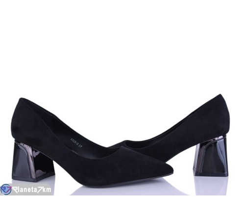 Туфлі жіночі на весну/осінь (6 пар р.36-40) чорний  "LOREDANA"