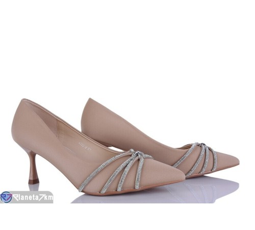 Туфлі жіночі на весну/осінь (6 пар р.36-40) бежевий  "LOREDANA"