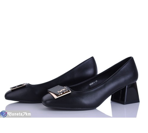 Туфлі жіночі на весну/осінь (6 пар р.36-40) чорний  "LOREDANA"