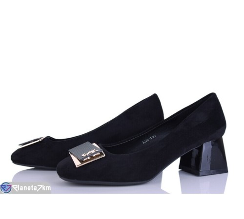 Туфлі жіночі на весну/осінь (6 пар р.36-40) чорний  "LOREDANA"