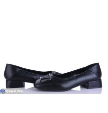 Туфлі жіночі на весну/осінь (6 пар р.36-40) чорний  "LOREDANA"