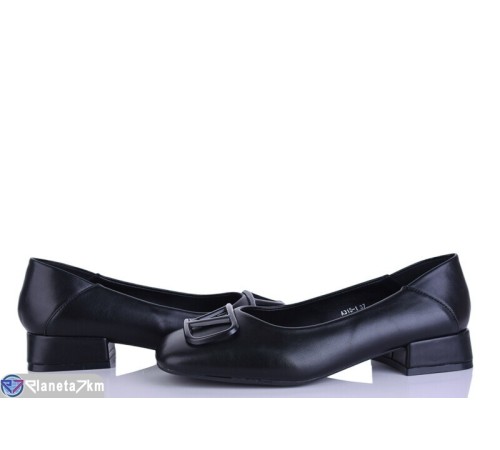 Туфлі жіночі на весну/осінь (6 пар р.36-40) чорний  "LOREDANA"