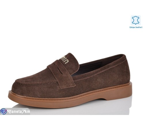 Туфлі жіночі на весну/осінь (8 пар р.37-41) коричневий  "LIMPO"