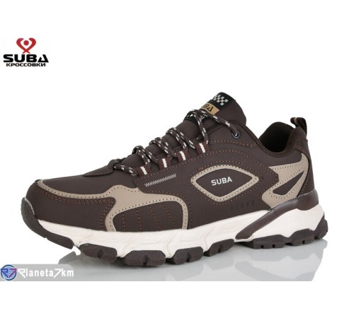 Кросівки чоловічі на весну/осінь (8 пар р.41-46) коричневий  "SUBA"