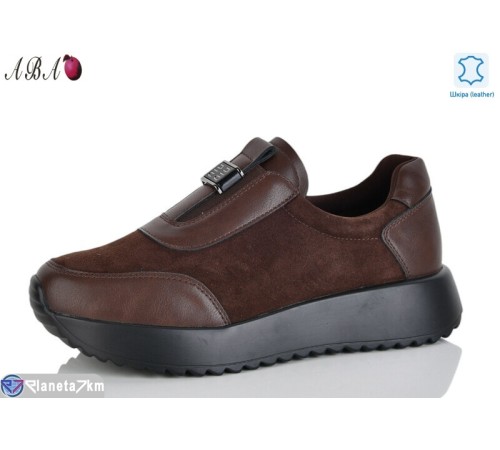 Кросівки жіночі на весну/осінь (8 пар р.37-41) коричневий  "Aba"