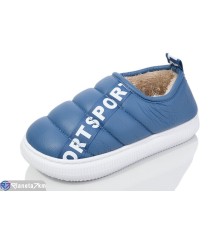 Тапки жіночі на зиму (12 пар р.36-41) синій  "Kalabok"