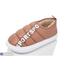 Тапки жіночі на зиму (12 пар р.36-41) коричневий  "Kalabok"