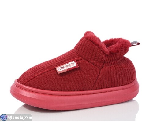 Тапки жіночі на зиму (12 пар р.36-41) червоний  "Kalabok"