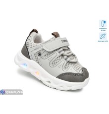 Дитячі кросівки на весну/осінь (8 пар р.21-26) сірий  "TOMMY"