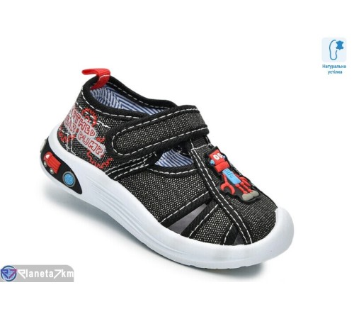 Тапки дитячі на весну/осінь (12 пар р.22-27) чорний  "TOMMY"