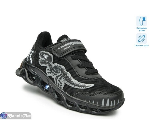 Дитячі кросівки на весну/осінь (8 пар р.27-32) чорний  "TOMMY"