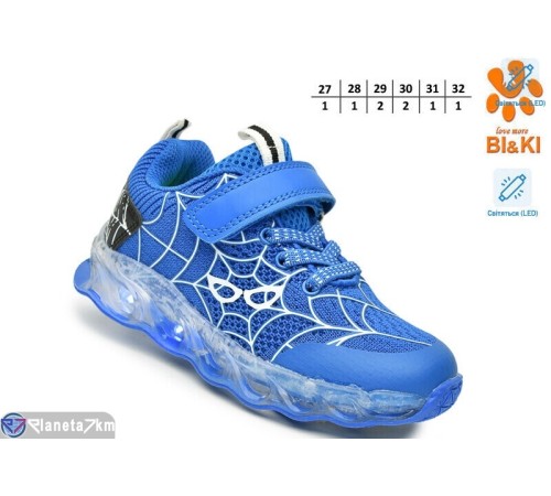 Дитячі кросівки на весну/осінь (8 пар р.27-32) синій  "TOMMY"