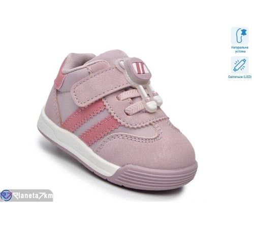 Дитячі кросівки на весну/осінь (8 пар р.18-23) рожевий  "TOMMY"
