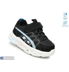 Дитячі кросівки на весну/осінь (8 пар р.21-26) чорний  "TOMMY"