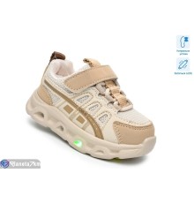 Дитячі кросівки на весну/осінь (8 пар р.21-26) бежевий  "TOMMY"