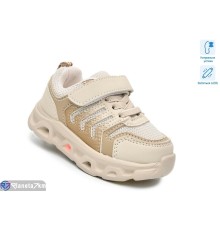 Дитячі кросівки на весну/осінь (8 пар р.21-26) бежевий  "TOMMY"