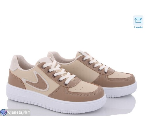 Кросівки жіночі на весну/осінь (8 пар р.36-41) бежевий  "FERICE"