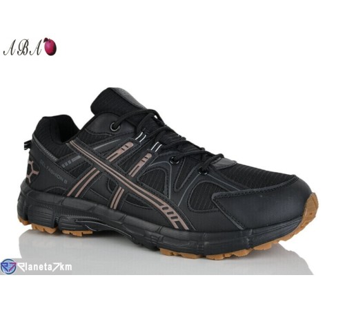 Кросівки чоловічі на весну/осінь (8 пар р.41-46) чорний  "Aba"