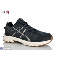 Кросівки чоловічі на весну/осінь (8 пар р.41-46) синій  "Aba"