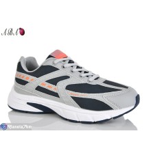 Кросівки жіночі на весну/осінь (8 пар р.37-41) сірий  "Aba"