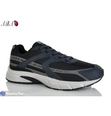 Кросівки чоловічі на весну/осінь (8 пар р.41-46) чорний  "Aba"