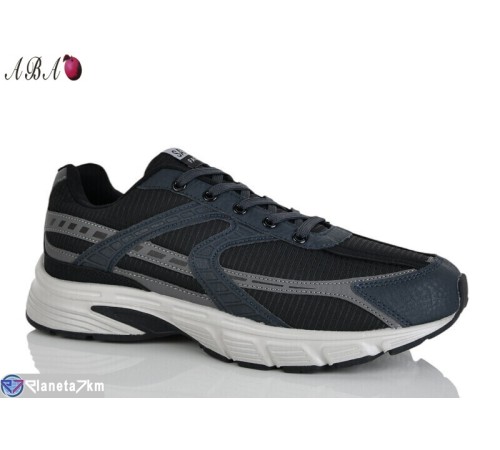 Кросівки чоловічі на весну/осінь (8 пар р.41-46) чорний  "Aba"