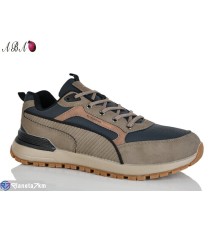 Кросівки чоловічі на весну/осінь (8 пар р.46-49) синій  "Aba"