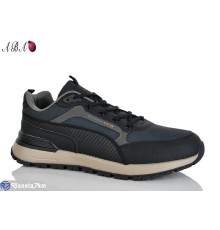 Кросівки чоловічі на весну/осінь (8 пар р.46-49) синій  "Aba"