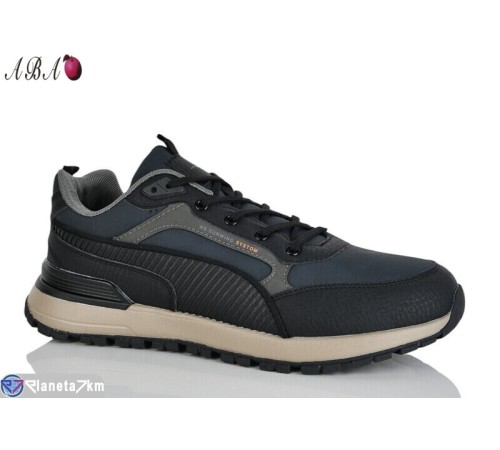 Кросівки чоловічі на весну/осінь (8 пар р.46-49) синій  "Aba"