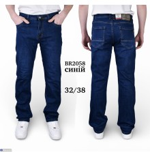 Джинси чоловічі на весну/осінь (8 шт. р.сетка 32-38) синій  "Graf"