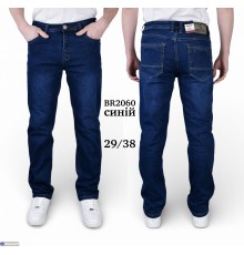 Джинси чоловічі на весну/осінь (8 шт. р.сетка 29-38) синій  "Graf"