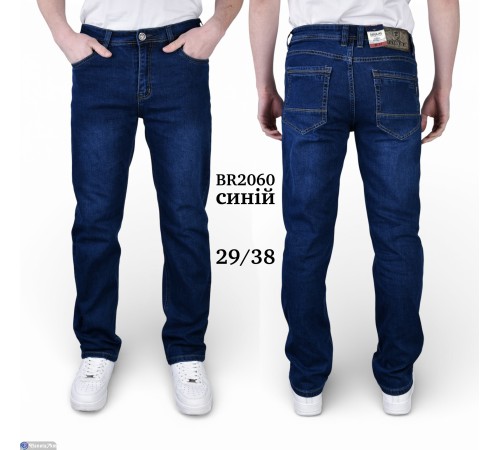 Джинси чоловічі на весну/осінь (8 шт. р.сетка 29-38) синій  "Graf"