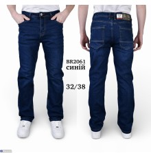 Джинси чоловічі на весну/осінь (8 шт. р.сетка 32-38) синій  "Graf"