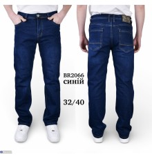 Джинси чоловічі на весну/осінь (8 шт. р.сетка 32-40) синій  "Graf"