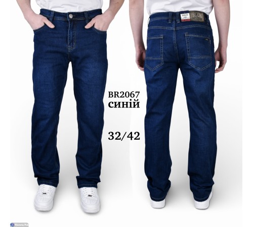 Джинси чоловічі на весну/осінь (8 шт. р.сетка 32-42) синій  "Graf"