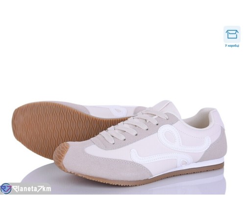 Кросівки жіночі на весну/осінь (8 пар р.36-41) бежевий  "FERICE"