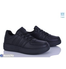 Кросівки жіночі на весну/осінь (8 пар р.36-41) чорний  "FERICE"