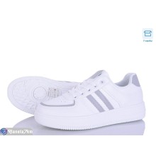 Кросівки жіночі на весну/осінь (8 пар р.36-41) білий  "FERICE"