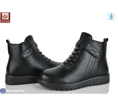 Черевики жіночі на весну/осінь (8 пар р.36-41) чорний  "WSMR"