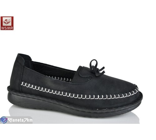 Туфлі жіночі на весну/осінь (8 пар р.36-41) чорний  "WSMR"