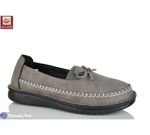 Туфлі жіночі на весну/осінь (8 пар р.36-41) сірий  "WSMR"