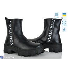 Черевики жіночі на весну/осінь (6 пар р.36-41) чорний  "STELUSA"