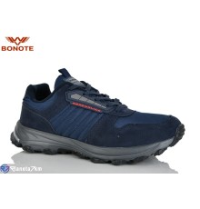 Кросівки чоловічі на весну/осінь (8 пар р.41-46) синій  "Bonote"