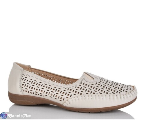 Туфлі жіночі на літо (8 пар р.37-42) бежевий  "ZORINA"